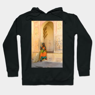 Workers in Amer Fort 01 Hoodie